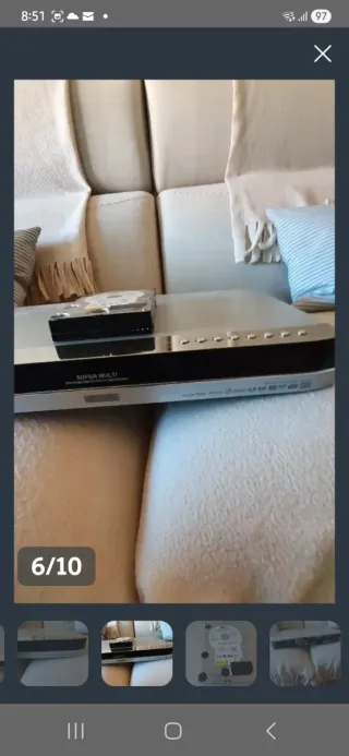 Reproductor DVD TDT Doble