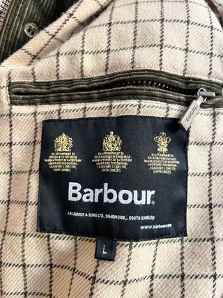 Chaqueta Barbour Marrón Corduroy