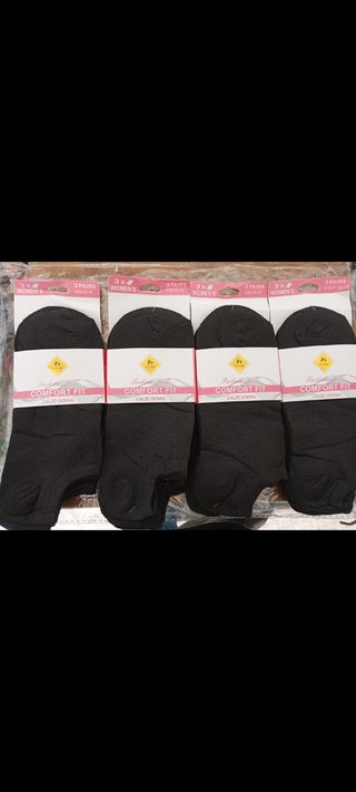 12 paia fantasmini cotone donna