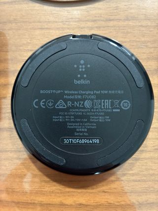 Cargador Inalámbrico Qi Belkin 10W