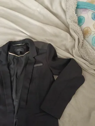 Americana Mango Negra Talla XS