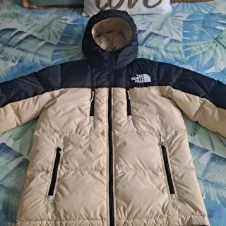 Chaqueta The North Face 550 Beige/Negra