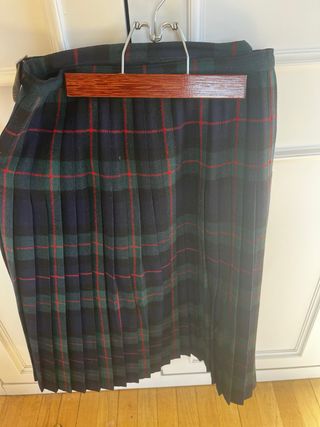 Falda escocesa 100% lana