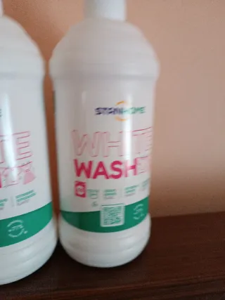 2x Stanhome White Wash Detersivo Lavatrice