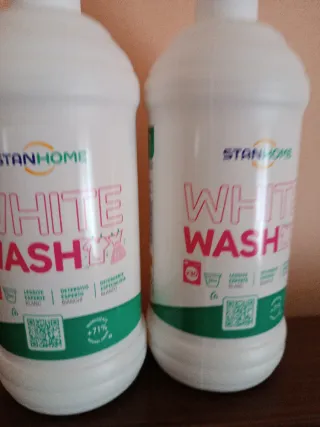 2x Stanhome White Wash Detersivo Lavatrice