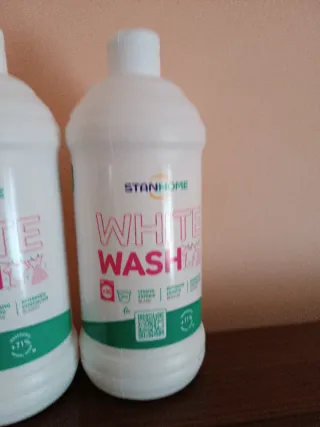 2x Stanhome White Wash Detersivo Lavatrice