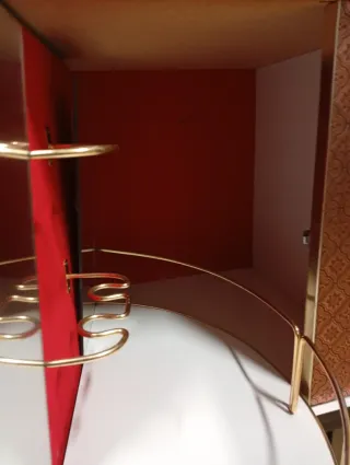 Mueble Bar Antiguo Madera y Metal