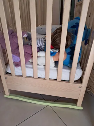 Culla a dondolo in legno Disney