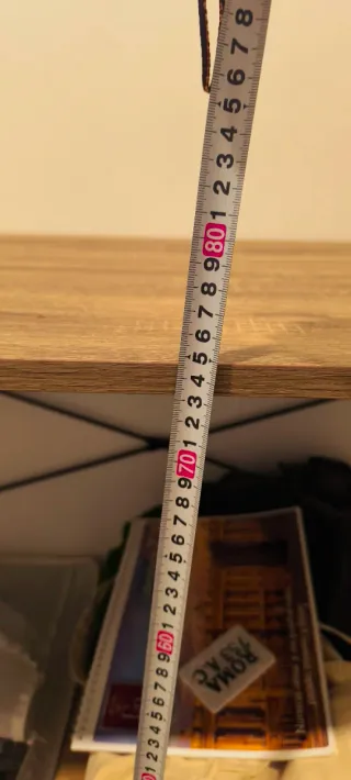 Mesa escritorio hierro negro y roble