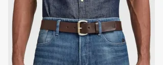 Cinturón G-Star RAW Marrón Hombre