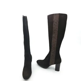 Botas altas ante negro Loewe