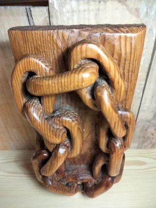 Talla de madera: Cadena