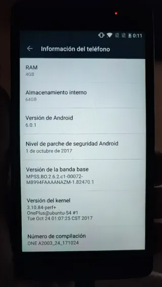 Teléfono Smartphone OnePlus2