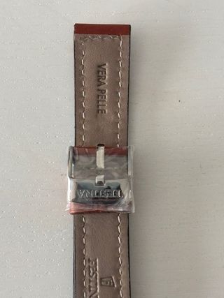 Correa de cuero marrón para reloj Festina