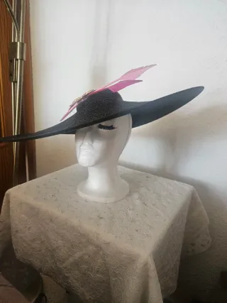 Pamela negra con detalles rosas