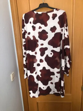 Vestido estampado vaca