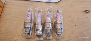 Candele Golden Lodge h 4 punte ceramica rosa