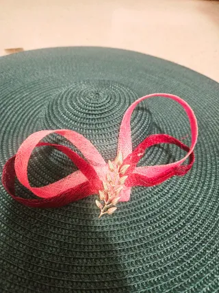 Pamela de fiesta rosa y verde azulado