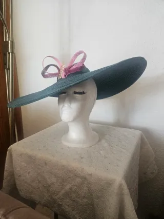 Pamela de fiesta rosa y verde azulado