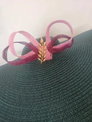 Pamela de fiesta rosa y verde azulado