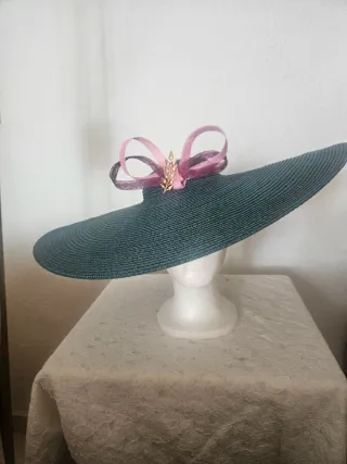 Pamela de fiesta rosa y verde azulado