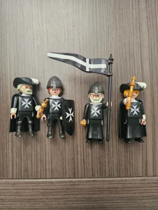 Lote 6 Figuras Playmobil Caballeros Malteses