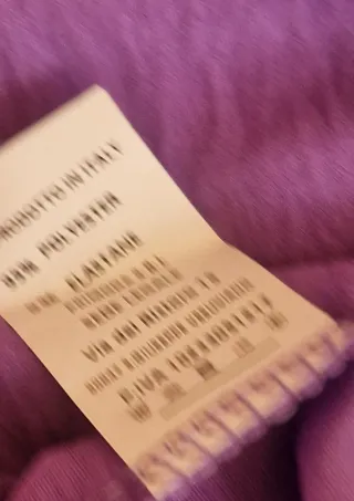 Gonna lunga viola con cintura