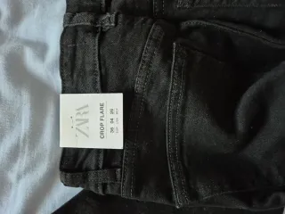 Conjunto Zara Top y Pantalón Negro Talla S