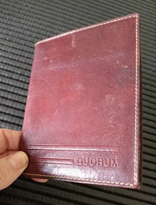 Cartera QUORUM Piel Marrón