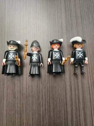 Lote 8 Playmobil Caballeros de Malta