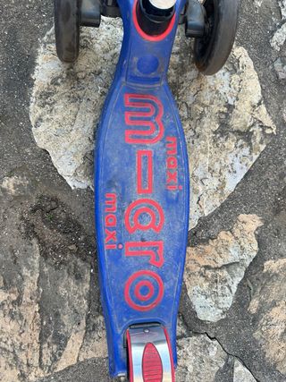 Patinete Micro Tiburón Azul 3 Ruedas