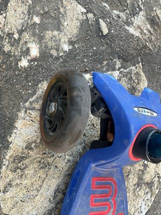 Patinete Micro Tiburón Azul 3 Ruedas