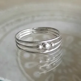 Anillo Midi Plata de Ley. Para pies y Falanges.