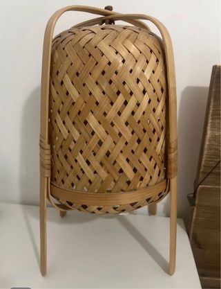 Lámpara de mesa bambú Ikea