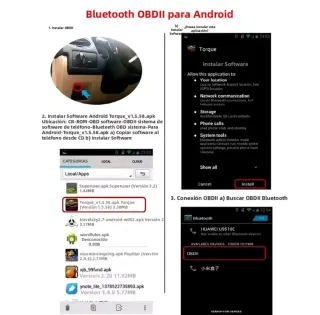 OBD II Avanzado Bluetooth Scan Tool