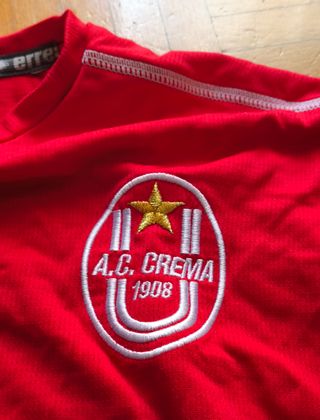 Crema calcio match worn #90 Serie D maglia t-shirt