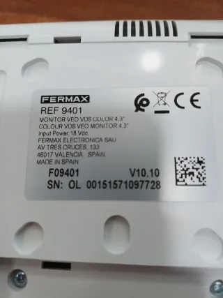 Monitor FEMAX Blanco