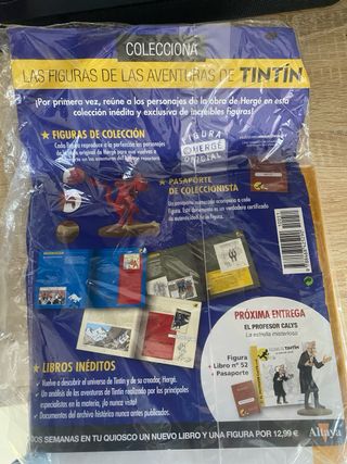Coleccion figuras y libros de Tintin.