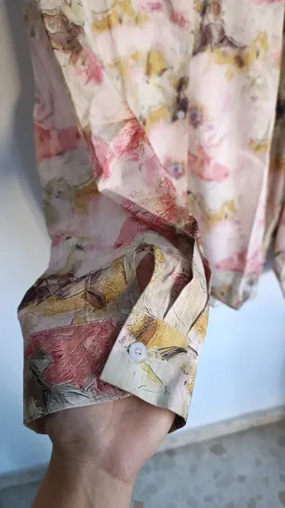 Camisa estampada multicolor