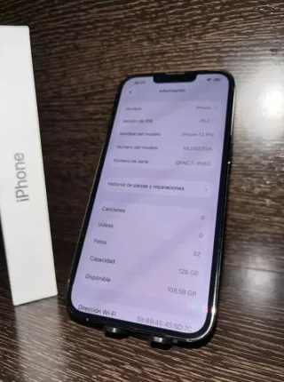 iPhone 13 Pro Negro y Plata
