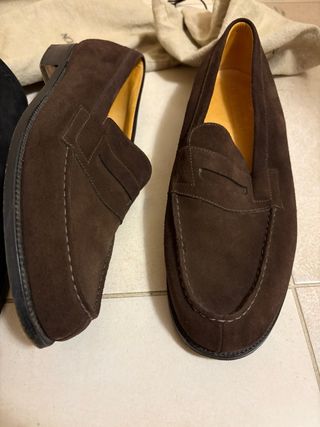 JM Weston Paris Mocasines Marrón y Negro