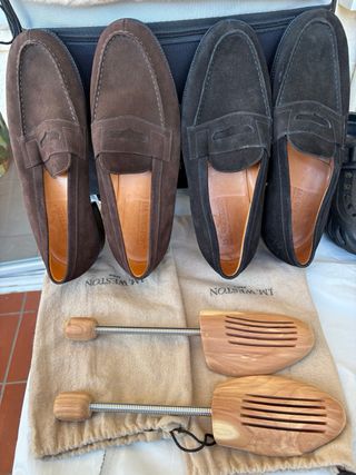 JM Weston Paris Mocasines Marrón y Negro