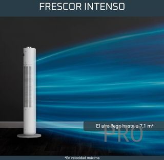 Ventilador de torre silencioso y potente - Rowenta