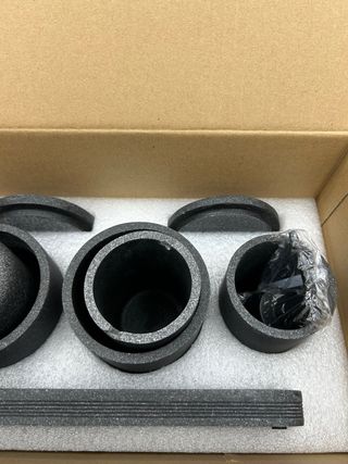 Set Bagno Effetto Marmo Nero – 6 Accessori