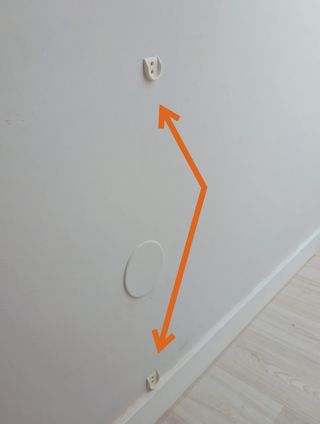 Barrera de seguridad madera bebé de 63cm a 106cm