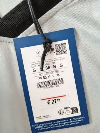 Camiseta Deportiva PlayStation 2 Talla M