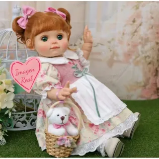 Muñeca Reborn Bebé Silicona retro