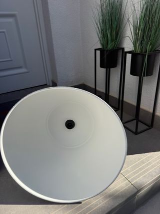 Lámpara colgante industrial IKEA HEKTOR gris 47cm