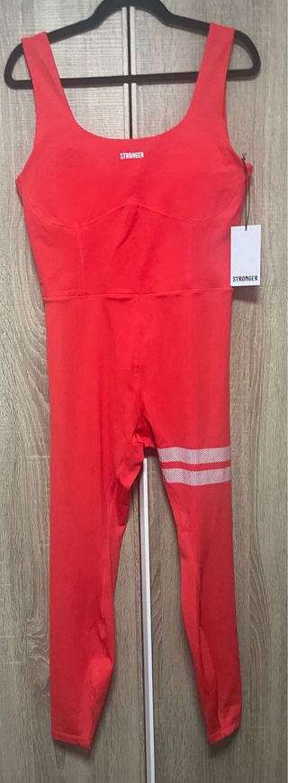 Mono deportivo Stronger Dashing Jumpsuit Rojo