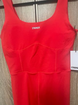 Mono deportivo Stronger Dashing Jumpsuit Rojo